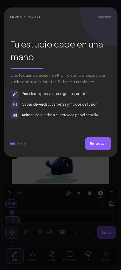 Hoja de bienvenida «Tu estudio cabe en una mano»